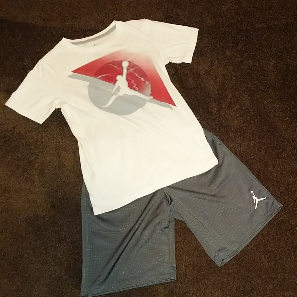Air Jordan T-shirt and Shorts Outfit
